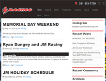 Tablet Screenshot of jm-racing.com